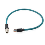 M12 Ethernet 8 Pin X Coded RJ45 CAT7e GigE Cable - Image 2