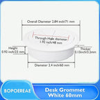 Desk Grommet 2-3/8", Desk Hole Cover - Image 8