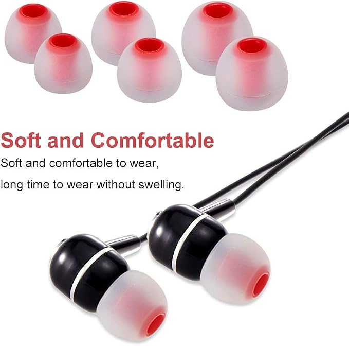 Earbud Tips Soft Silicone Earbuds Replacement Tips Fit - Image 8
