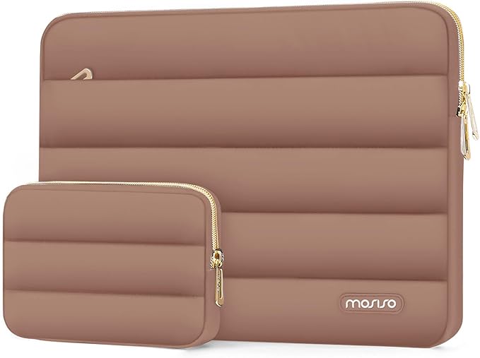 MOSISO 15-15.6 inch Laptop Case, 16 inch Puffy Laptop Sleeve Compatible by MOSISO