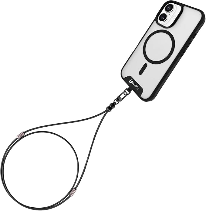 cell phone lanyard Detachable Phone Chain Strap Leather 2-in-1 Wristlet Phone - Image 2