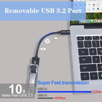 USB C to USB 3.2 Adapter, Transfer up to 10Gbps, Type C to USB(Male-Female OTG - Image 4