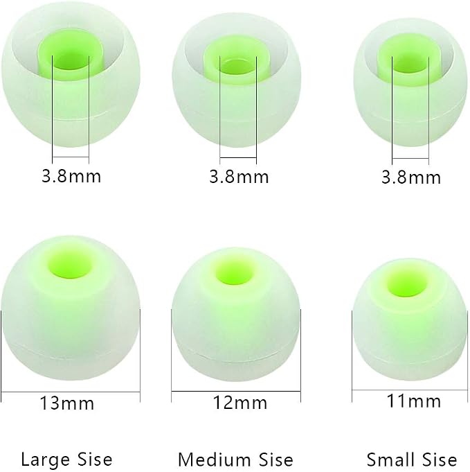 Earbud Tips Earbuds Replacement Tips Ear Tips Earbuds Eartips Eargels 9 Pairs - Image 4