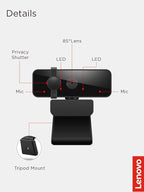 Lenovo Essential FHD Webcam Gen 2, Full HD, Dual Microphones, 85 Degree FOV - Image 8