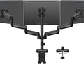 MOUNTUP Triple Monitor Mount for 17-32 inch Screens, Full Motion Triple Monitor by MOUNTUP