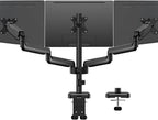 MOUNTUP Triple Monitor Mount for 17-32 inch Screens, Full Motion Triple Monitor by MOUNTUP