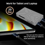 CY USB4.0 20Gbps Dual NVME M.2 NGFF M-Key to USB-C Type-C Raid0 Raid1 JBOD Big - Image 8