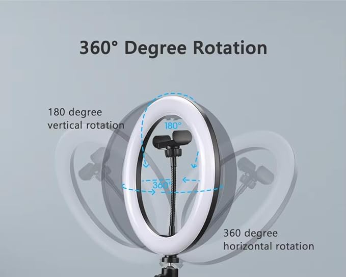 10'' Ring Light Replacement Parts USB Switch Phone Holder 1/4 Screw Joint - Image 4