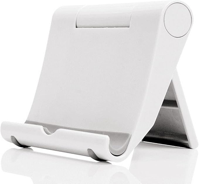 Cell Phone Stand for Desk Foldable Cell Phone Holder Desk Tablet Holder Mobile by JUSDIQIR