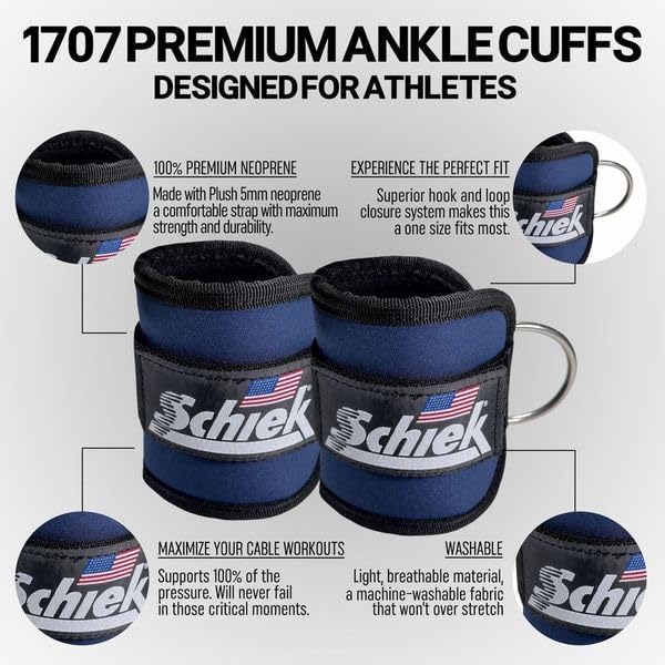 Schiek Sports 1707 Ankle Cuffs - Image 3