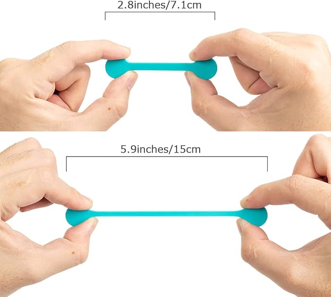 Viaky 6 Packs Magnet Wire Winder Straps - Image 2
