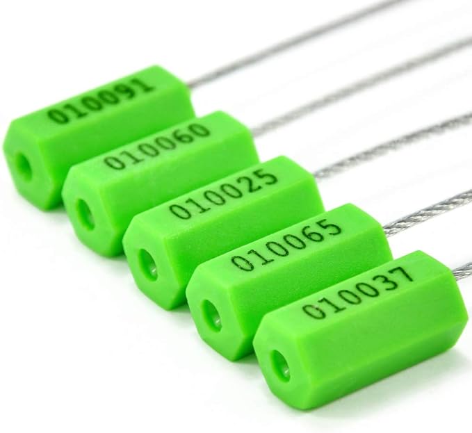 Leadseals 500 Anti-Tamper Proof Security Cable Seals Disposable Self-Locking - Image 7