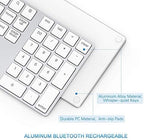 Lekvey Bluetooth Number Pad, Aluminum Rechargeable Wireless Numeric Keypad Slim - Image 8