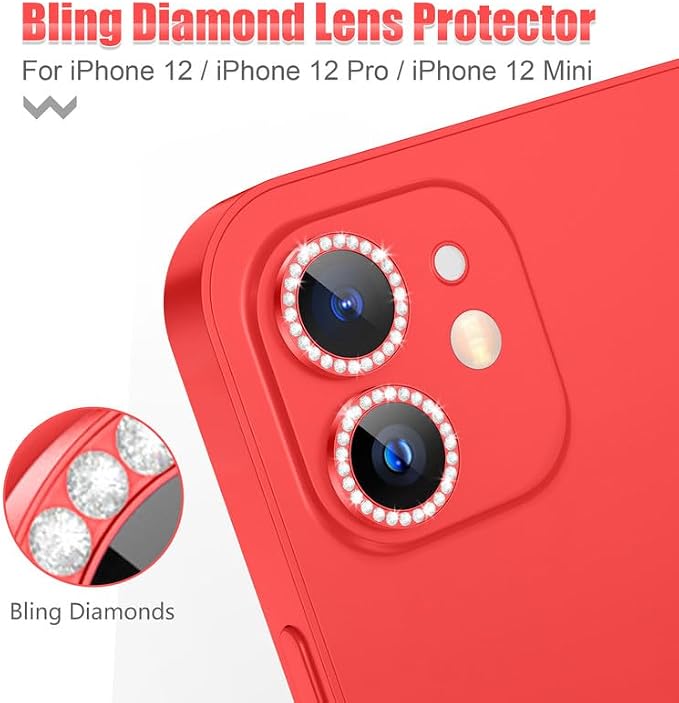 AGVEE 3+3 6 Pack for iphone 12 Pro/12/12 Mini/11 Pro Max/11 Pro/11 Camera Lens - Image 4