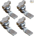 Thumb Operated Offset Cam Lock, Stainless Steel Keyless, Metal Replacement Lock by TOOLS