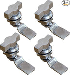 Thumb Operated Offset Cam Lock, Stainless Steel Keyless, Metal Replacement Lock by TOOLS
