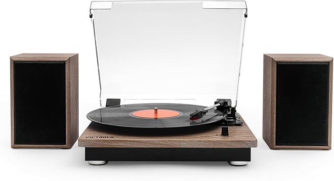 Victrola Montauk Vinyl Record Player, 3-Speed Belt Driven Turntable by Victrola