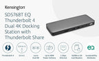 Kensington SD5768T EQ Thunderbolt 4 Docking Station, Dual 4K@60Hz via HDMI/TB4 - Image 5