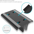 Vaydeer Double Adjustable Vertical Laptop Stand Newly Designed 2 Slots Aluminum - Image 6