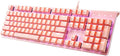 i-rocks K75M Illuminated Mechanical Keyboard, 104 Keys, PBT Keycaps, Backlit by i-rocks