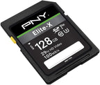 PNY 128GB Elite-X Class 10 U3 V30 SDXC Flash Memory Card - Image 4