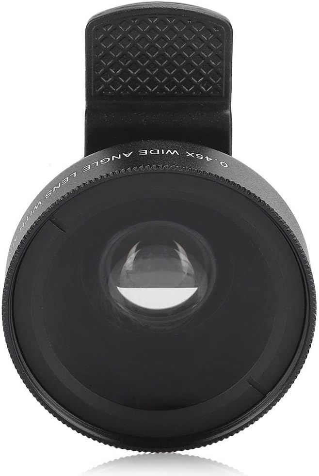 Cell Phone Lens Attachment, 2 in 1 Clip-on Mobile Phone 0.45X Wide Angle + - Image 8