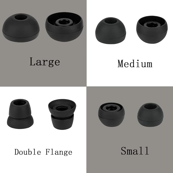 4 Pairs Silicone Earbud Tips Replacement Eartips Earbuds Cap Eartips Tips - Image 3
