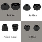 4 Pairs Silicone Earbud Tips Replacement Eartips Earbuds Cap Eartips Tips - Image 3