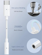 USB-C to 3.5mm Audio Headphone Adapter - Image 5