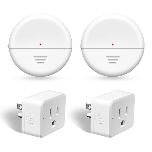 NineLeaf Wireless Motion Sensors Plug, PIR Sensor Outlet by NineLeaf