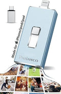 USB Flash Drive 256GB, Apple MFi Certified Photo Stick by Patianco