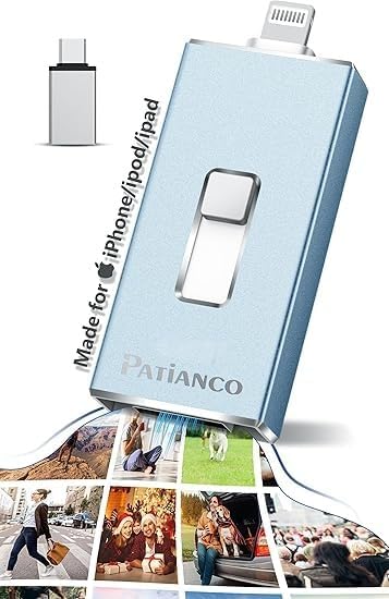 Patianco Apple MFi Certified 512GB iPhone/iPad USB Flash Drive, Lightning by Patianco