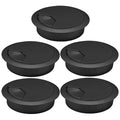 5 Pcs Desk Grommet 2-3/8" / 60 mm, Desk Cord Hole Cover, Cable Grommet ABS by EASYEAH