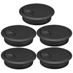 5 Pcs Desk Grommet 2-3/8" / 60 mm, Desk Cord Hole Cover, Cable Grommet ABS by EASYEAH