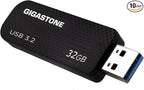 GIGASTONE 32GB Flash Drive Z30 USB 3.2 Gen 1, 80MB/s Ultra Fast, Keychain Loop by Gigastone