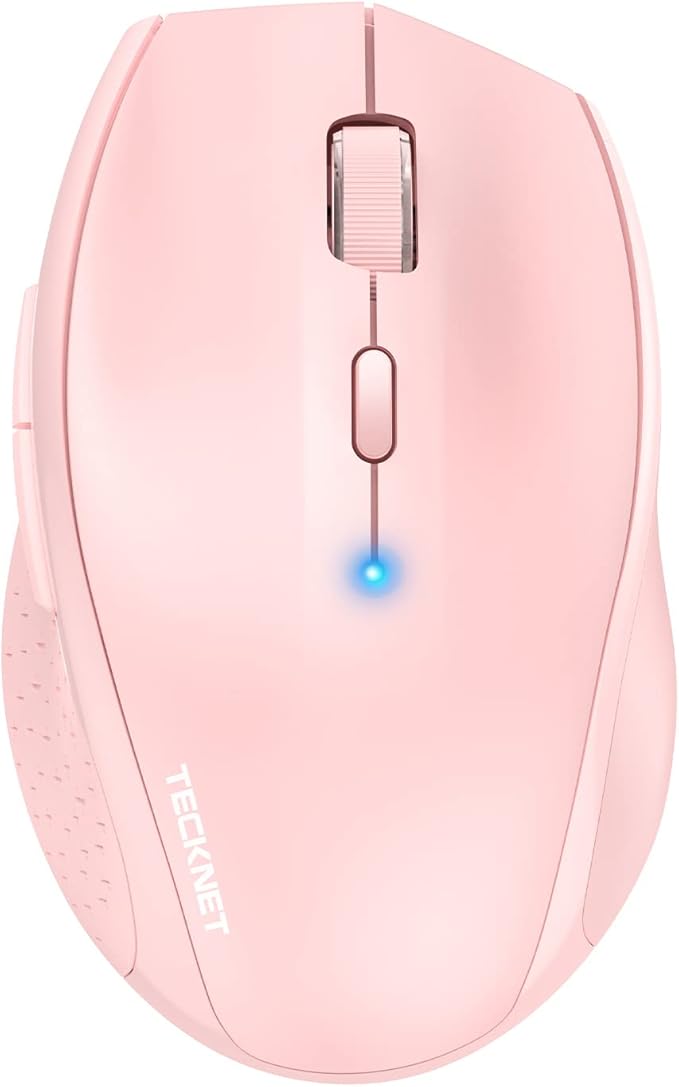 TECKNET Bluetooth Mouse, 4800 DPI Wireless Mouse, 2-Year Battery 6 Adjustable by Tecknet