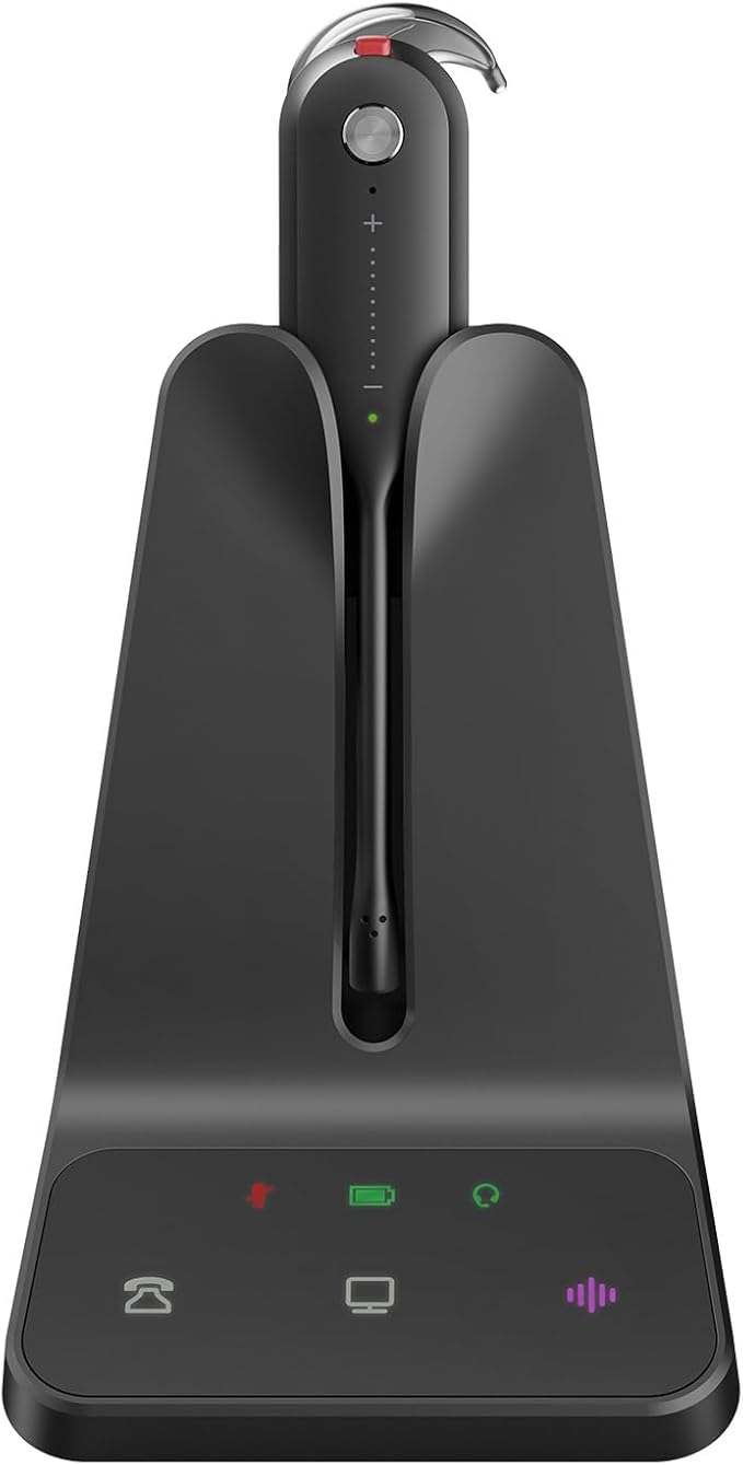 Yealink DECT Wireless Headset WH63 E2 UC, Zoom Teams Certified, Single Ear by RedefineYourWorkplace