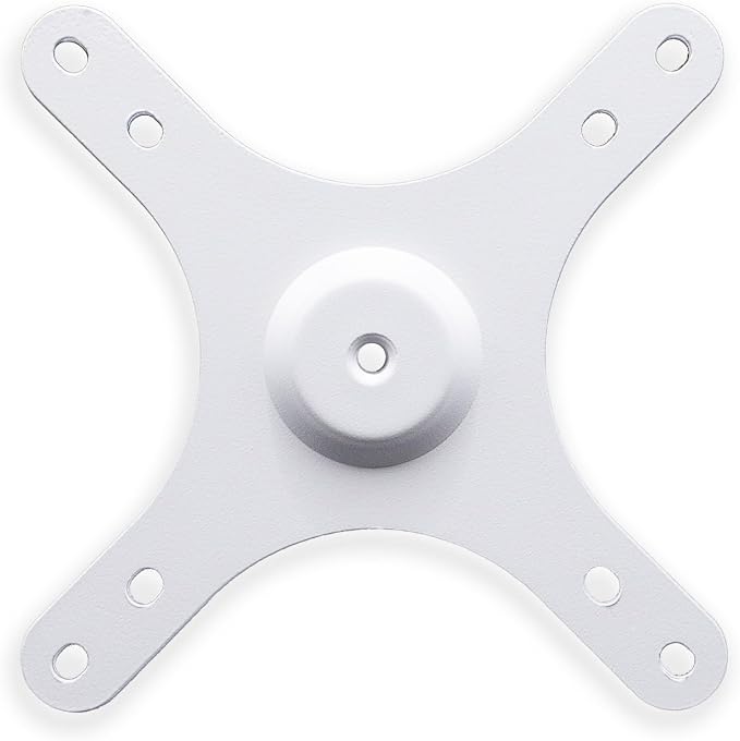 Kado Portable Monitor Mounting Adapter Bracket Plate White, 1/4" Screw Hole to - Image 6