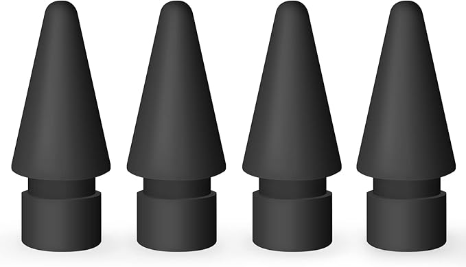 MEKO 4 Pack Replacement Tips for Apple Pencil 1st Gen & 2nd Gen, Pen Nibs for by MEKO