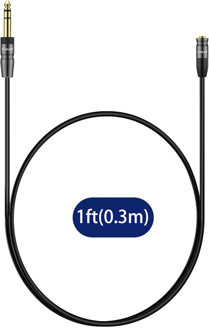 J&D 1/4 inch to 3.5mm Headphone Adapter, Heavy Duty Copper Shell Connecter - Image 7