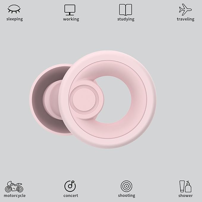 Ear Plugs for Noise Cancelling Ear Protection EarPlugs for Sleep, 8 Size Eartips - Image 2