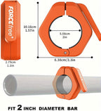 Barbell Clips, Barbell Clamps, Quick Release Olympic Barbell Clamps - Image 2