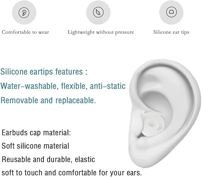 Silicone Small Replacement Earbud Tips Eartips - Image 6