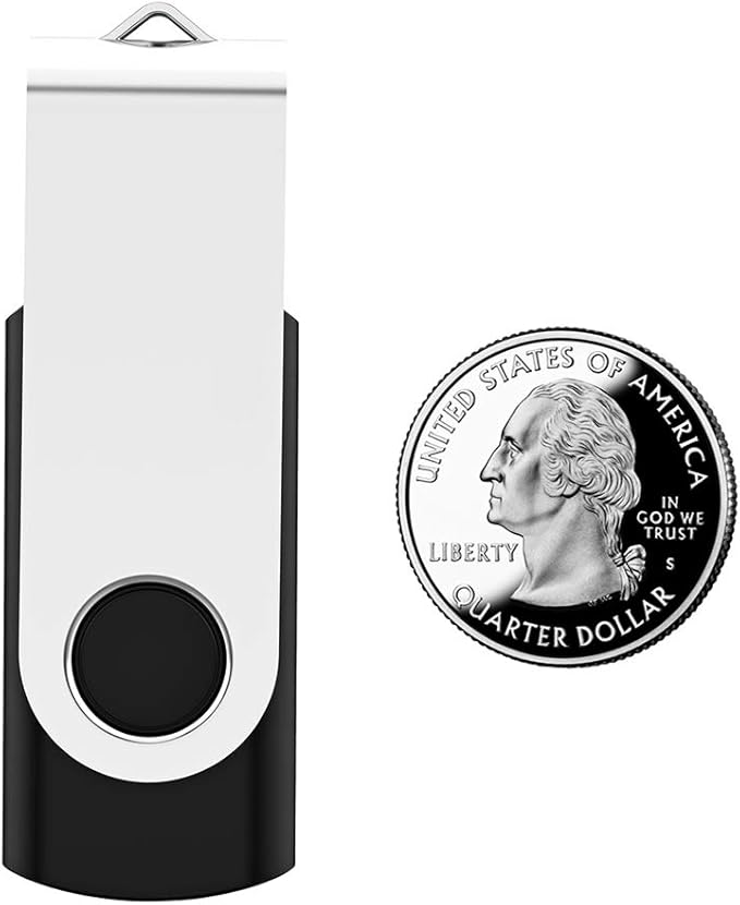 20 Pack 128MB Bulk USB 2.0 Flash Drives Small Capacity USB Thumb Drive Swivel - Image 2