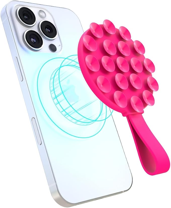 FELONY CASE - Neon Pink Magnetic Suction Cup Phone Mount and Grip – Strong - Image 2