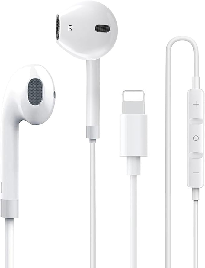 galawelly Wired iPhone Headphones MFi Certified in-Ear Earbuds by galawelly