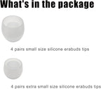8 Pairs Extra Small Earbuds Tips, Silicone Ear Tips Universal, Silicone Earbud - Image 6