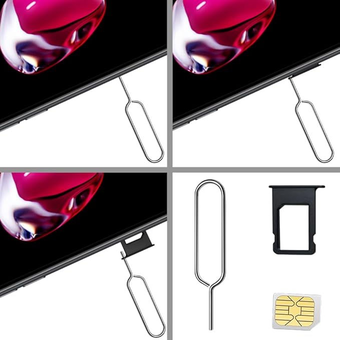 Stainless Steel Sim Card Tray Pin Eject Removal Tool Needle Opener 10 Pack - Image 3