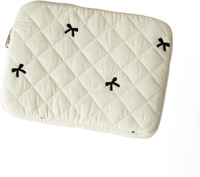 Cute Bow Graphic Carrying Laptop Bag Y2K Preppy Laptop Sleeve Case Bag Kawaii by Attria