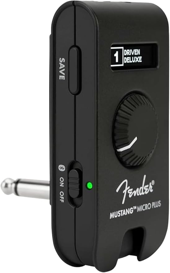 Fender Mustang Micro Plus Headphone Amplifier, Closed-Back Studio Recording - Image 2